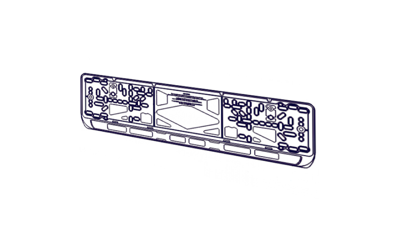 Рамка под номерной знак 